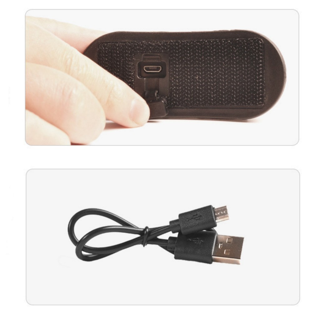 Waterproof Motorcycle Rear LED Helmet Light USB Rechargeable Light Replacement