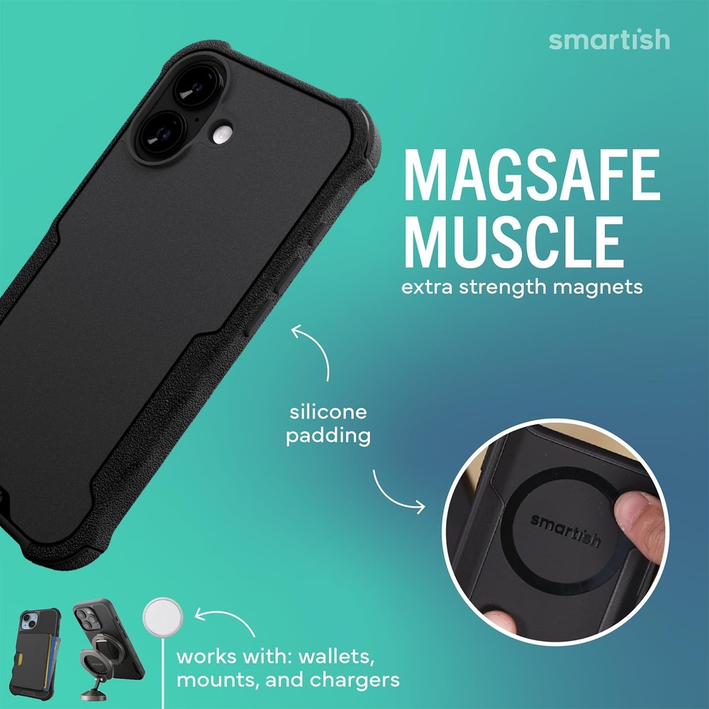 Smartish Total Eclipse iPhone 17 MagSafe Armor Case Gripzilla Rugged Heavy Duty