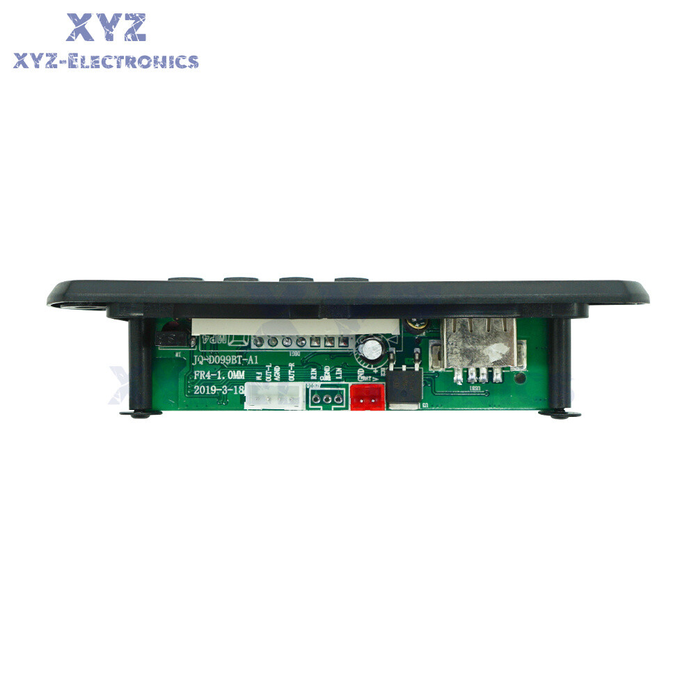 Wireless Bluetooth DC12V MP3 WMA Decoder Board Audio Module USB TF Radio For Car