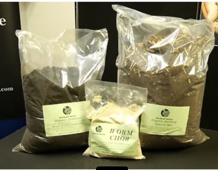 Worms Bedding  Starter Kit Super Special Formula. 100% Organic. See Descriptions