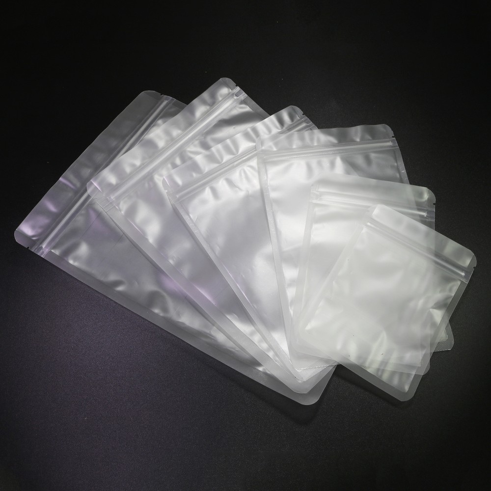 Many Sizes/Quantities Sample Option Flat Matte Frosted Clear-Poly QuickQlickBags