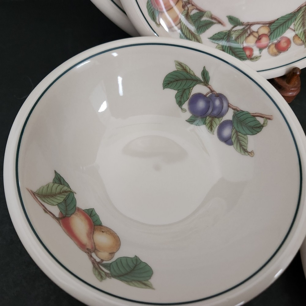 Wholesome by Epoch 5 Pc. Place Setting. Green Trim