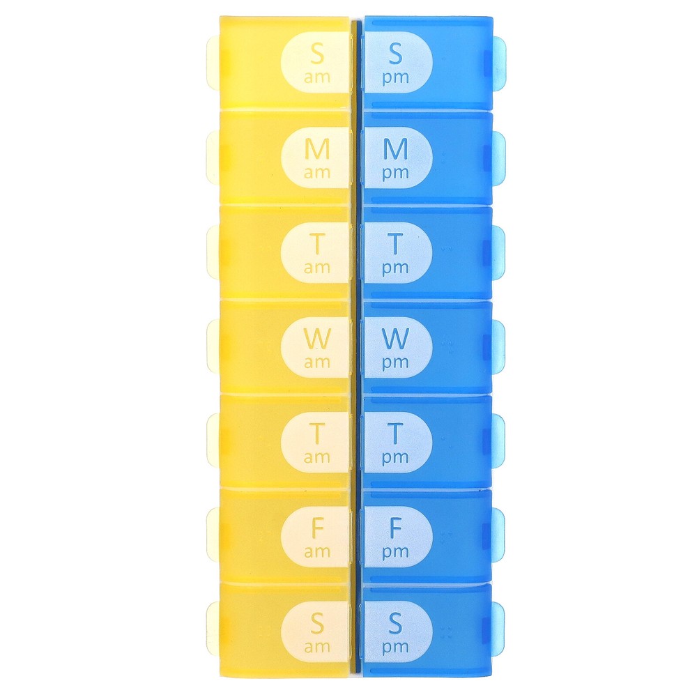 Weekly Easy Fill AM/PM Pill Organizer, 1 Count