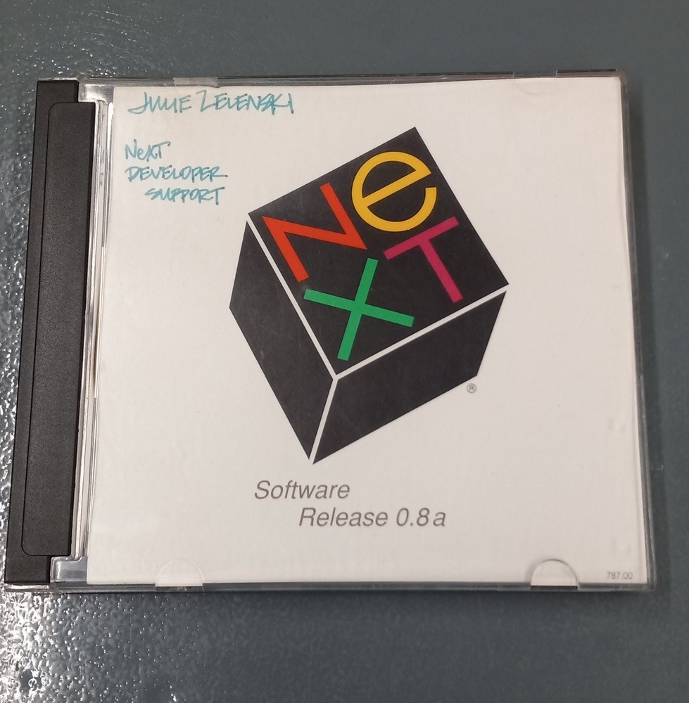 Vintage NeXT Software Release 0.8a from 1988