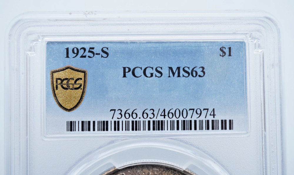 1925-S Peace Silver Dollar NGC MS 63 - T159