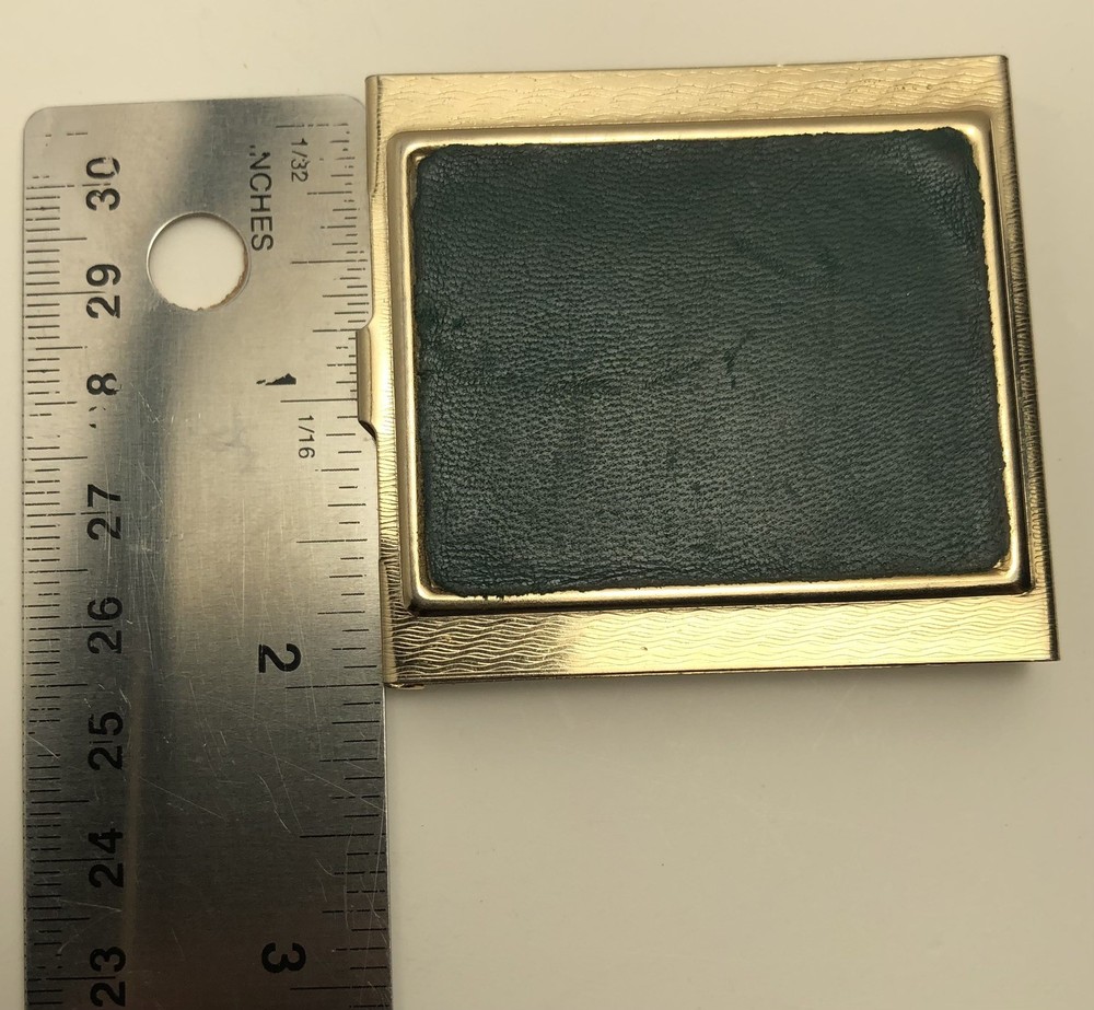 Vintage Metal matchbox Matchbook holder case