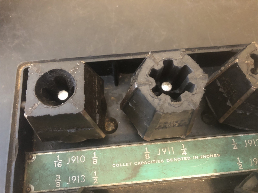 Jacobs Rubber Flex Collets J910-J914 Used Condition