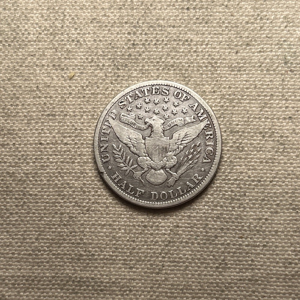 1907 Barber Silver Half Dollar CHOICE FINE+/VF ZM