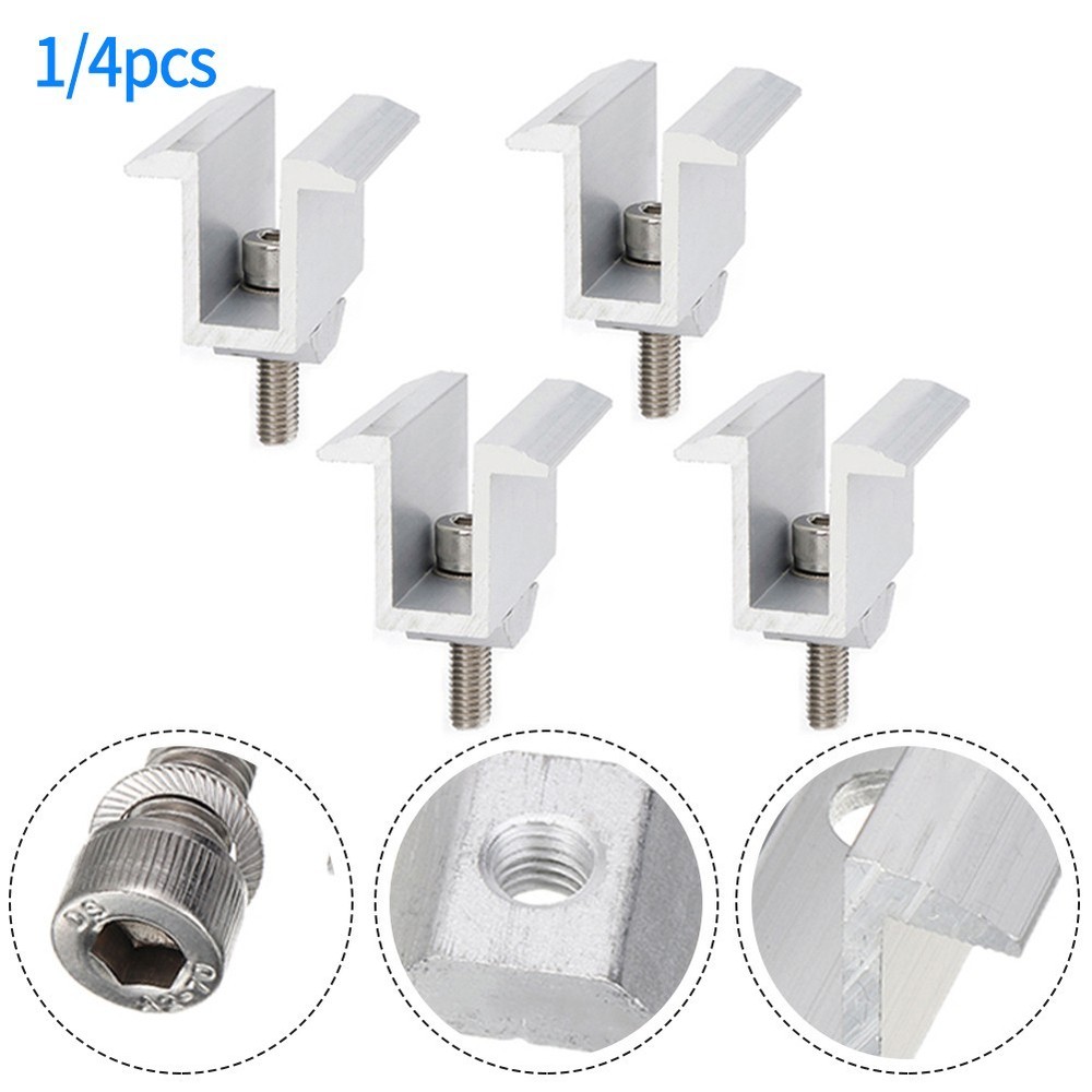 Easy to Install Solar Panel Clamps with Comfortable Service (1/4/8pcs)