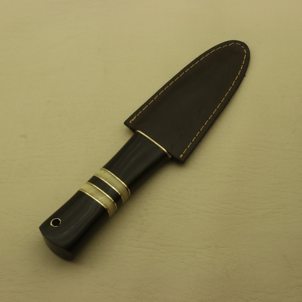 8 inches Celtic Scottish Dirk SGIAN DUBH DAGGER Bone Handle Knife.