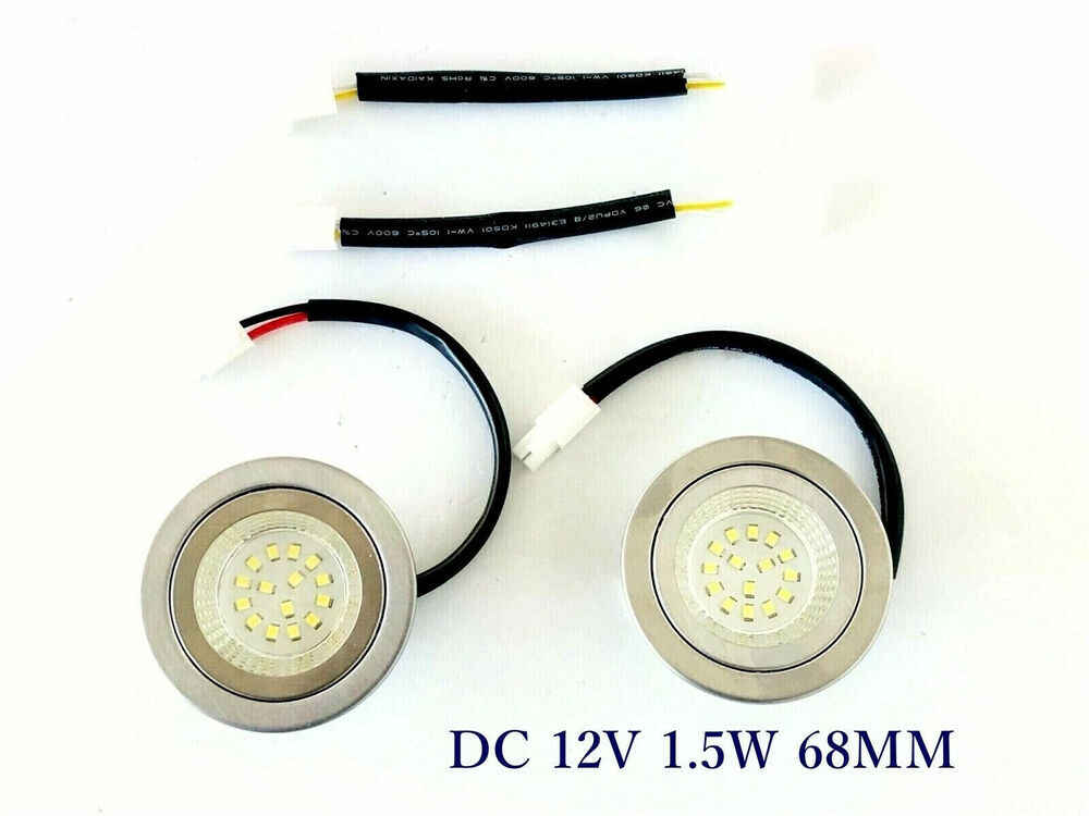 2pcs Input DC12V 1.5W 68mm Rangehood Led Light Fits Most Models