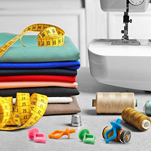 60 PCS Bobbin Holders Thread Spools Clips Preventing Tangles Sewing Supply