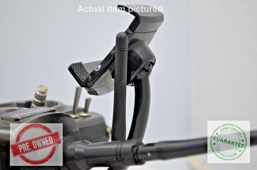 Walkera Devo 10 RC Controller. with Phone Holder Adapter, Aux4 Antenna installed