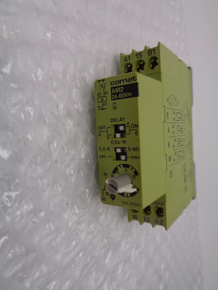 COMAT AM2 TIME DELAY RELAY 0.5-60MIN NSNP