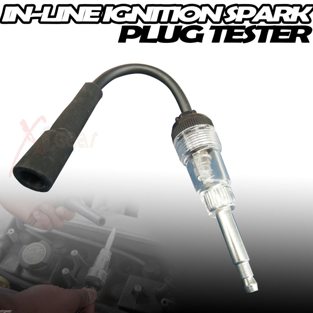 IGNITION IN-LINE SPARK TESTER PLUG DIAGNOSE CHECKER TESTER SPARK PLUG