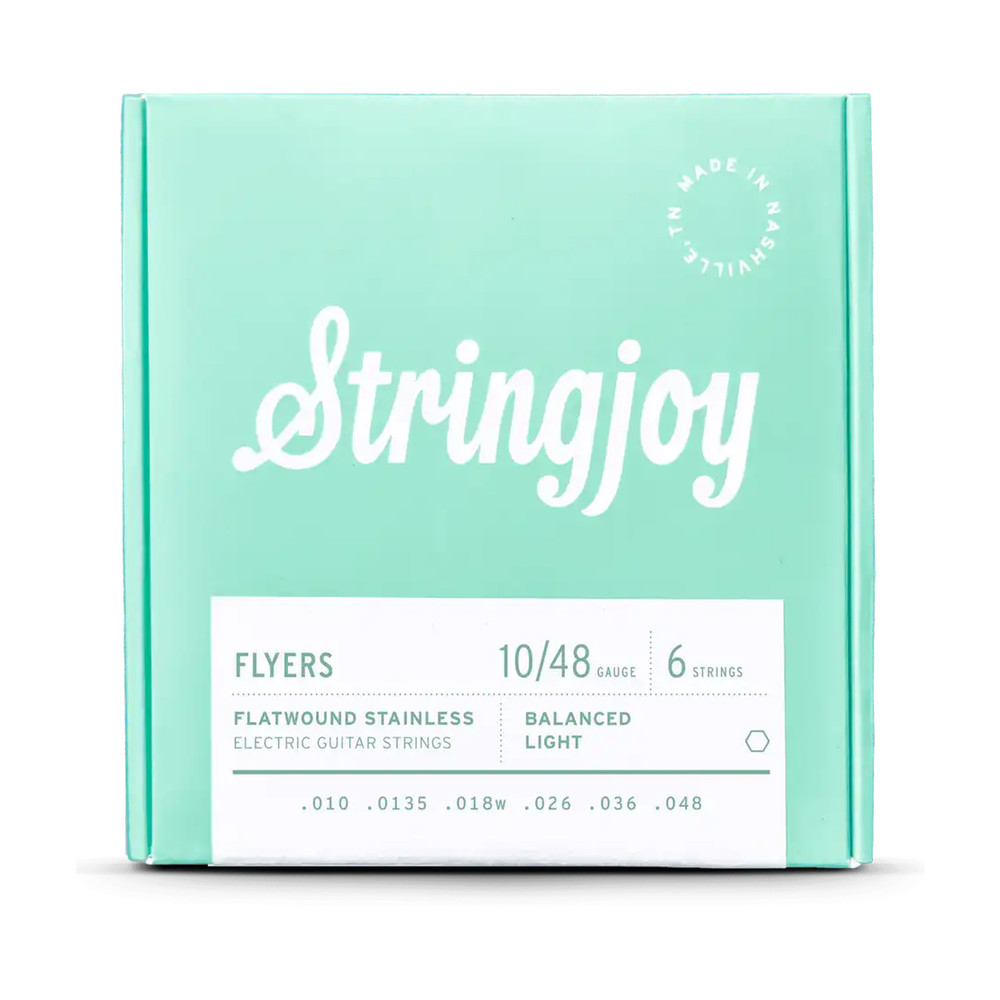 Stringjoy Flyers Flatwound Stainless - Light 10-48