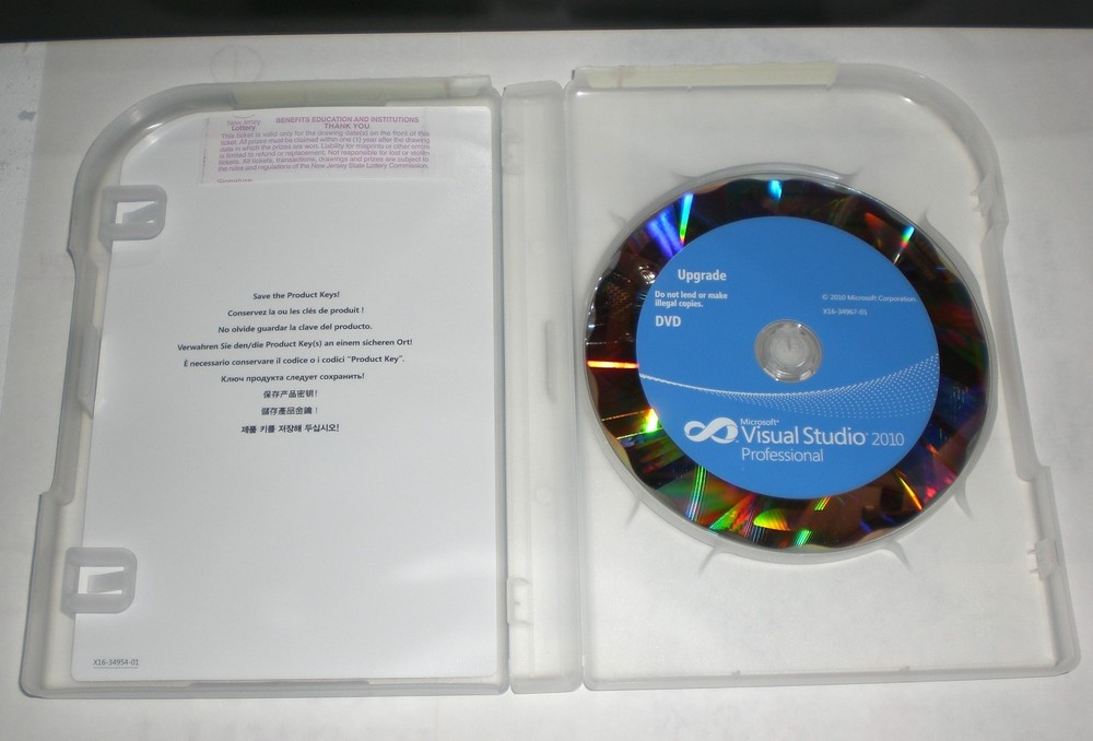 Microsoft Visual Studio 2010 Professional Edition Full Retail Version*(USED)