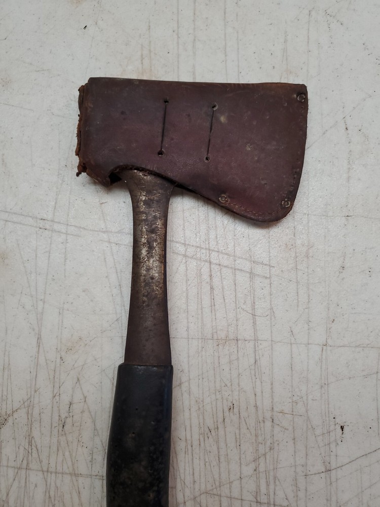 Vintage VAUGHAN Hatchet Axe with Sheath