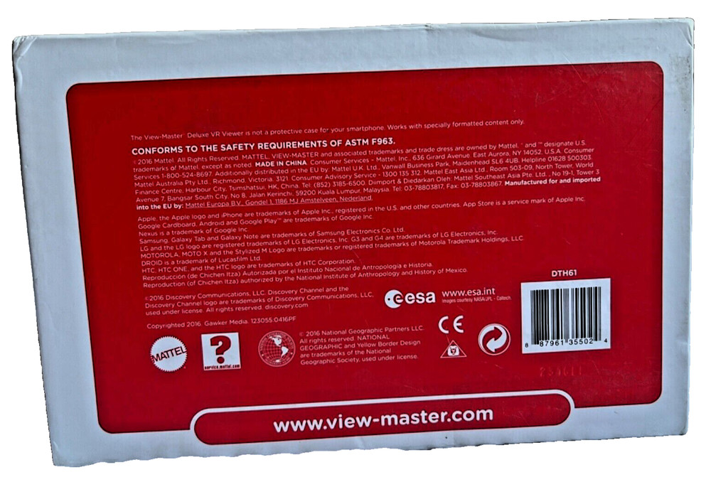 View-Master Virtual Reality Deluxe VR Viewer & 3 Experience Packs