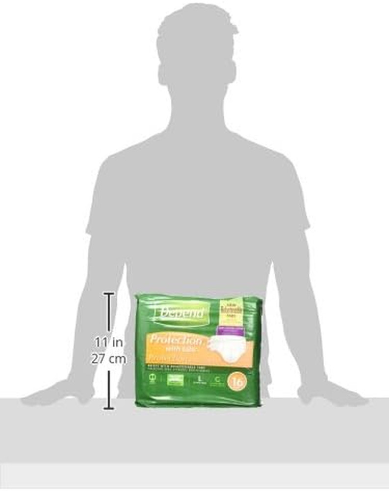 Protection with Tabs, [Large], Maximum Absorbency, 16-Count Package