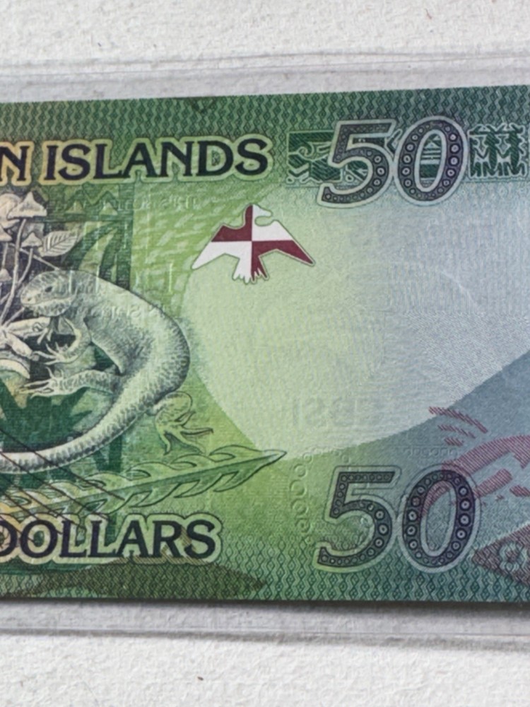 2013 Solomon Island $ 50 Banknote P# 35