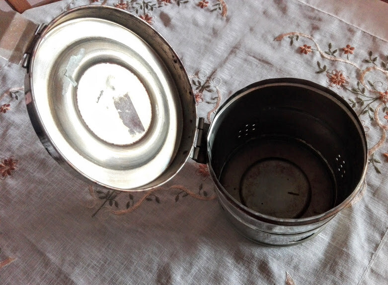 Vintage sterilization medical drum, autoclave