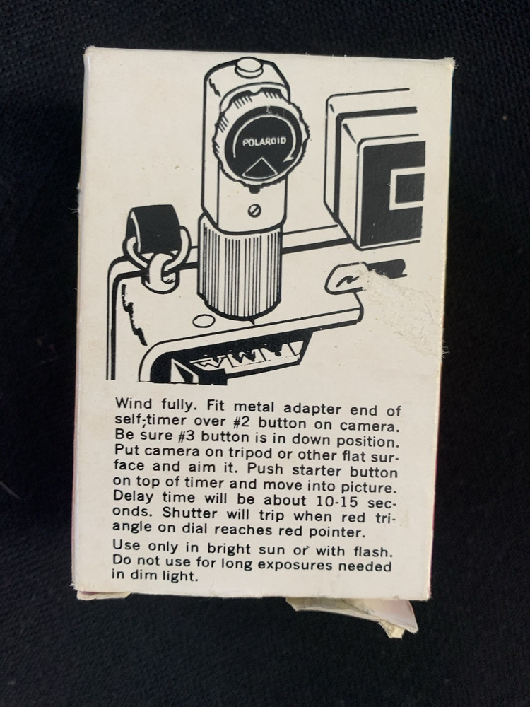 Polaroid #192 Self Timer NEW for Color Pack Camera & Polaroid Flashgun #268