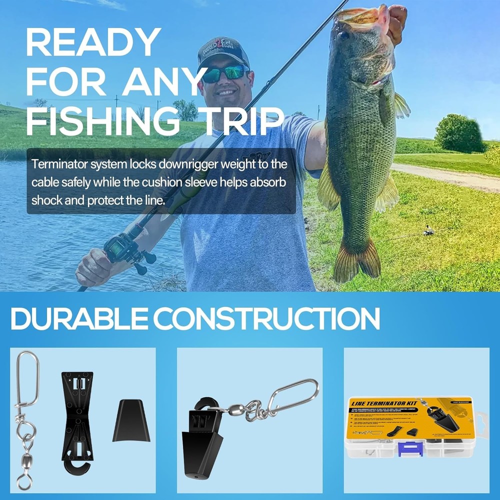 Line Terminator Downrigger Accessory 2250141,Downrigger Terminal Kit for Boat