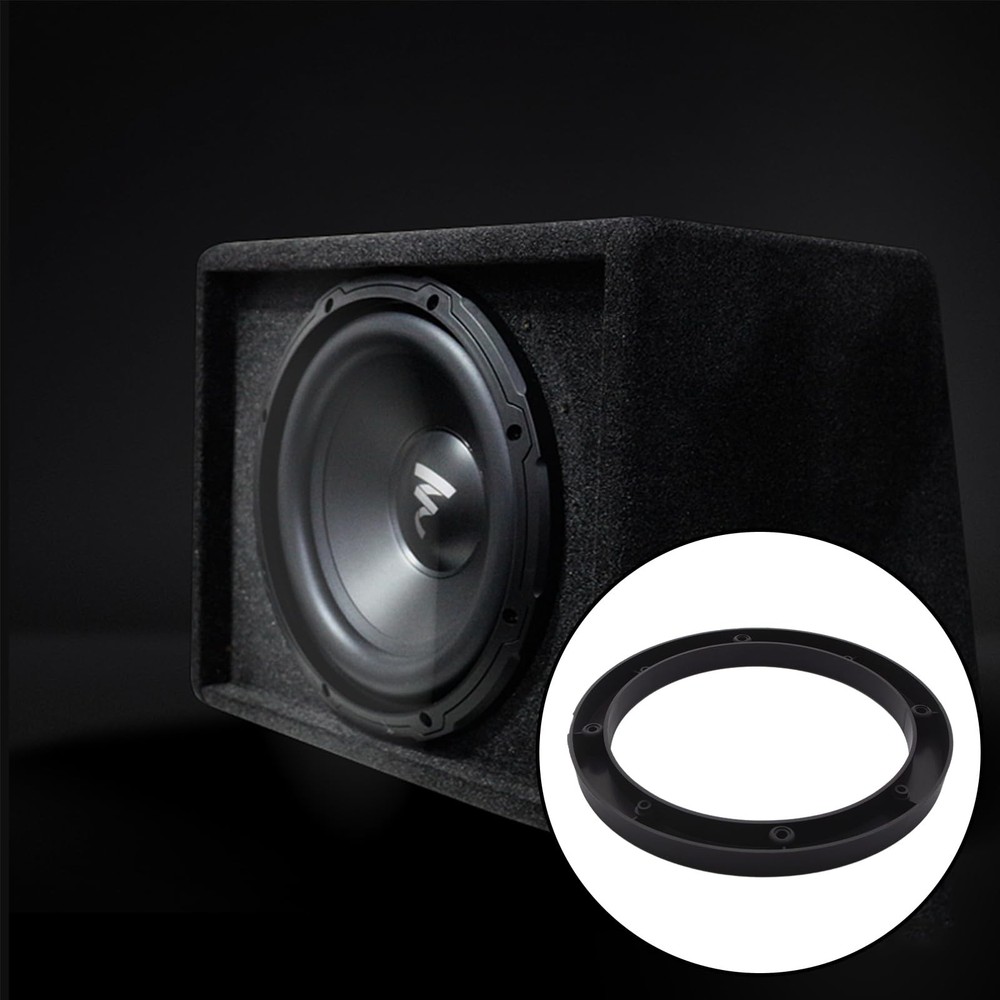 2PCS 6.5'' Black Plastic Speaker Spacer Adaptor Ring Mounting Bracket, 6.5 in...