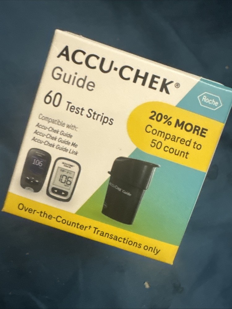 60.     ACCU-CHEK Guide Test Strips , EXP. 1/27 60ct