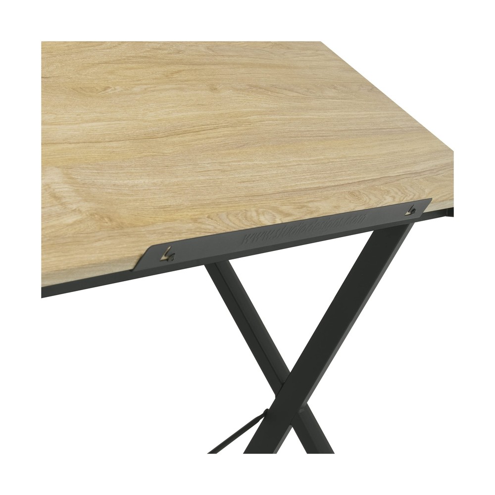 SD STUDIO DESIGNS Axiom II Drawing 42" Wide Adjustable Top Drafting Table, Gr...