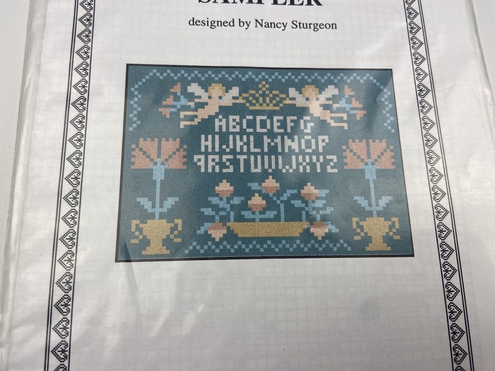 Threads Through TIme The Angel Sampler Counted Cross Stitch Pattern