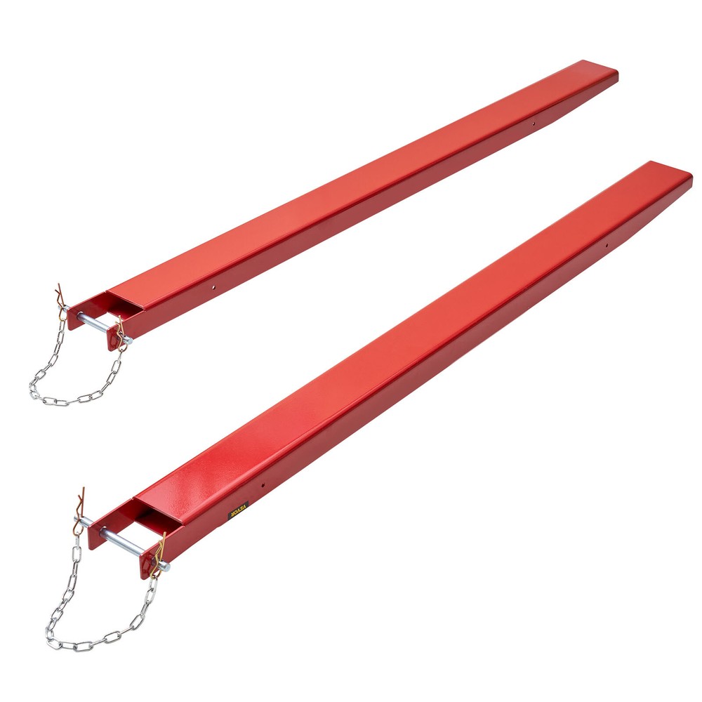 VEVOR Pallet Fork Extensions Forklift Extensions 72" x 4.5" Heavy Duty with Pins