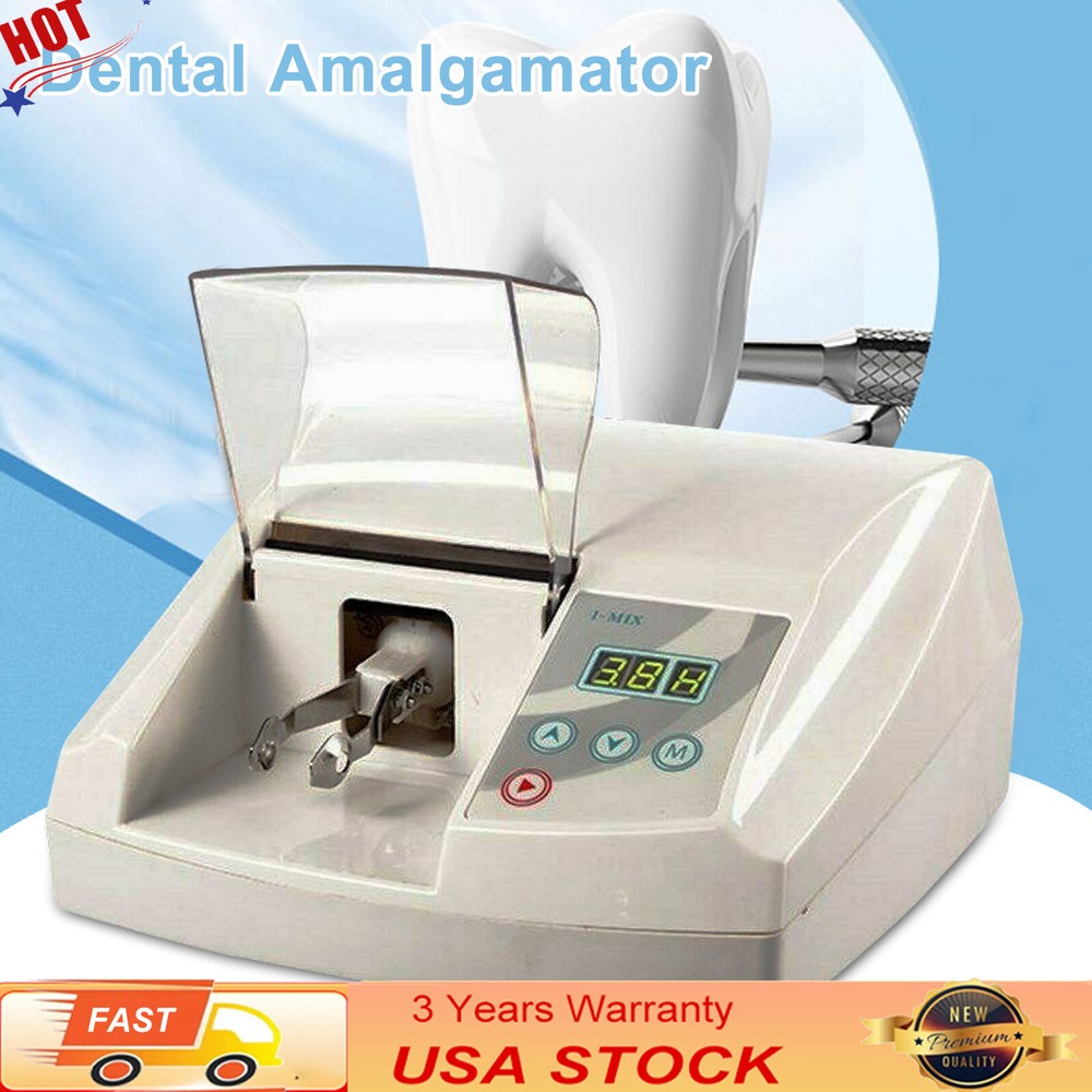 Dental Lab Digital Amalgamator Amalgam Capsule Mixer Triturator Speed Adjustable