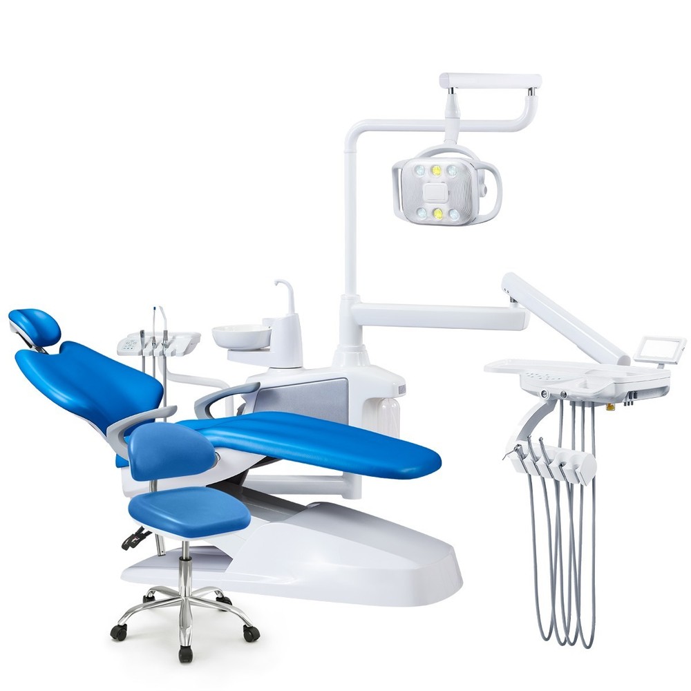 Dental Unit Chair Computer Controlled DC Motor PU Leather Treatment Unit