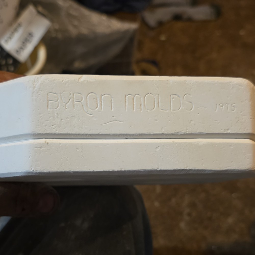 Byron 1915 Pin Boxes Plaster Ceramic Slip Casting Mold, Model 1915