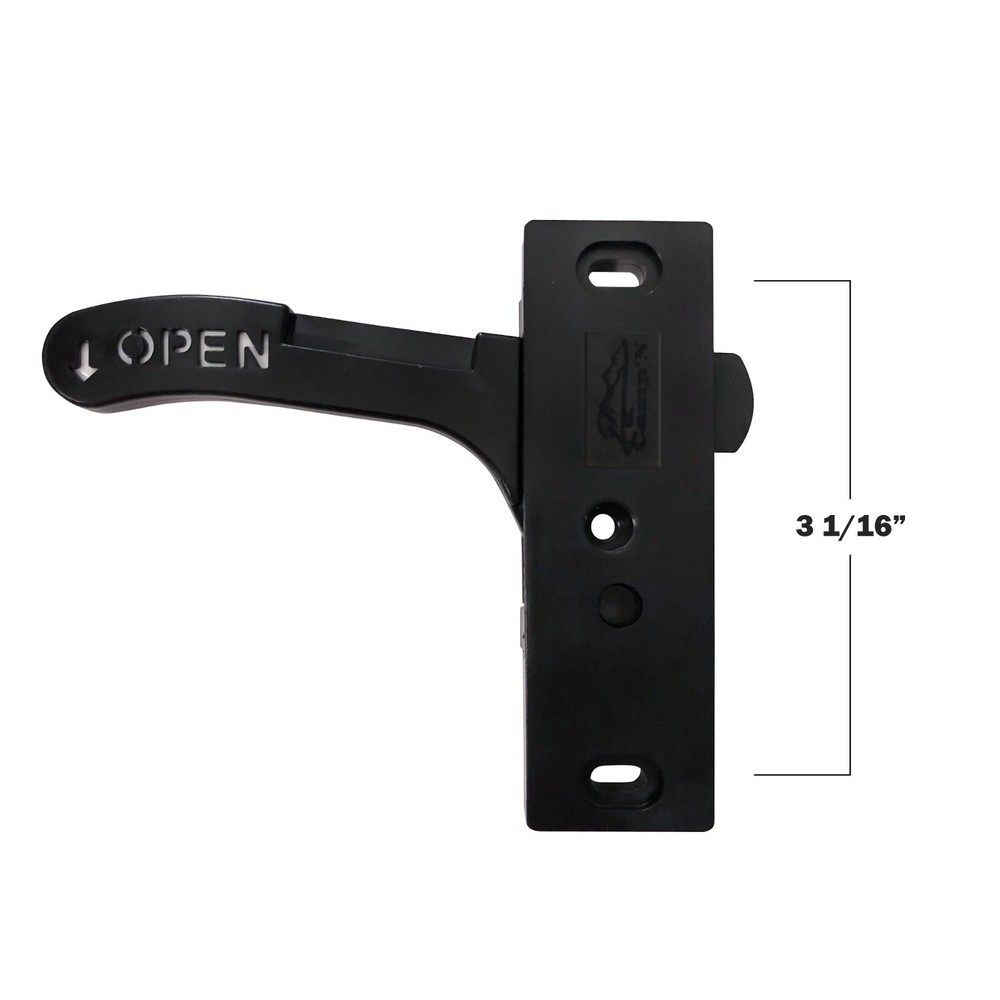 RV Screen Door Latch Left Hand Handle Kit fits Camper Motorhome Travel Trailer