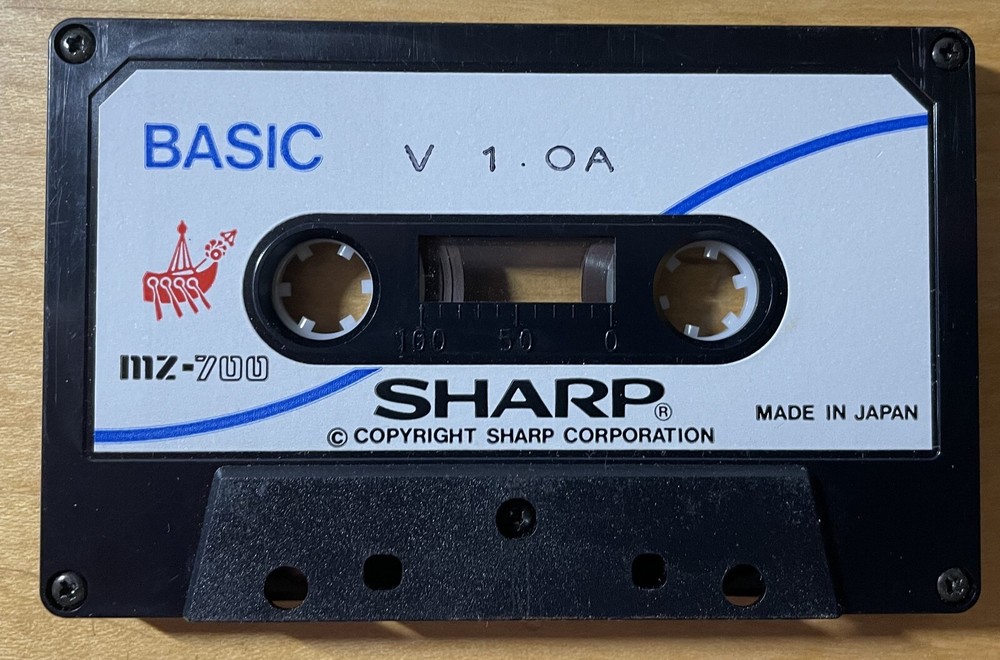 Sharp MZ-700 Genuine BASIC 1Z-013 Tape