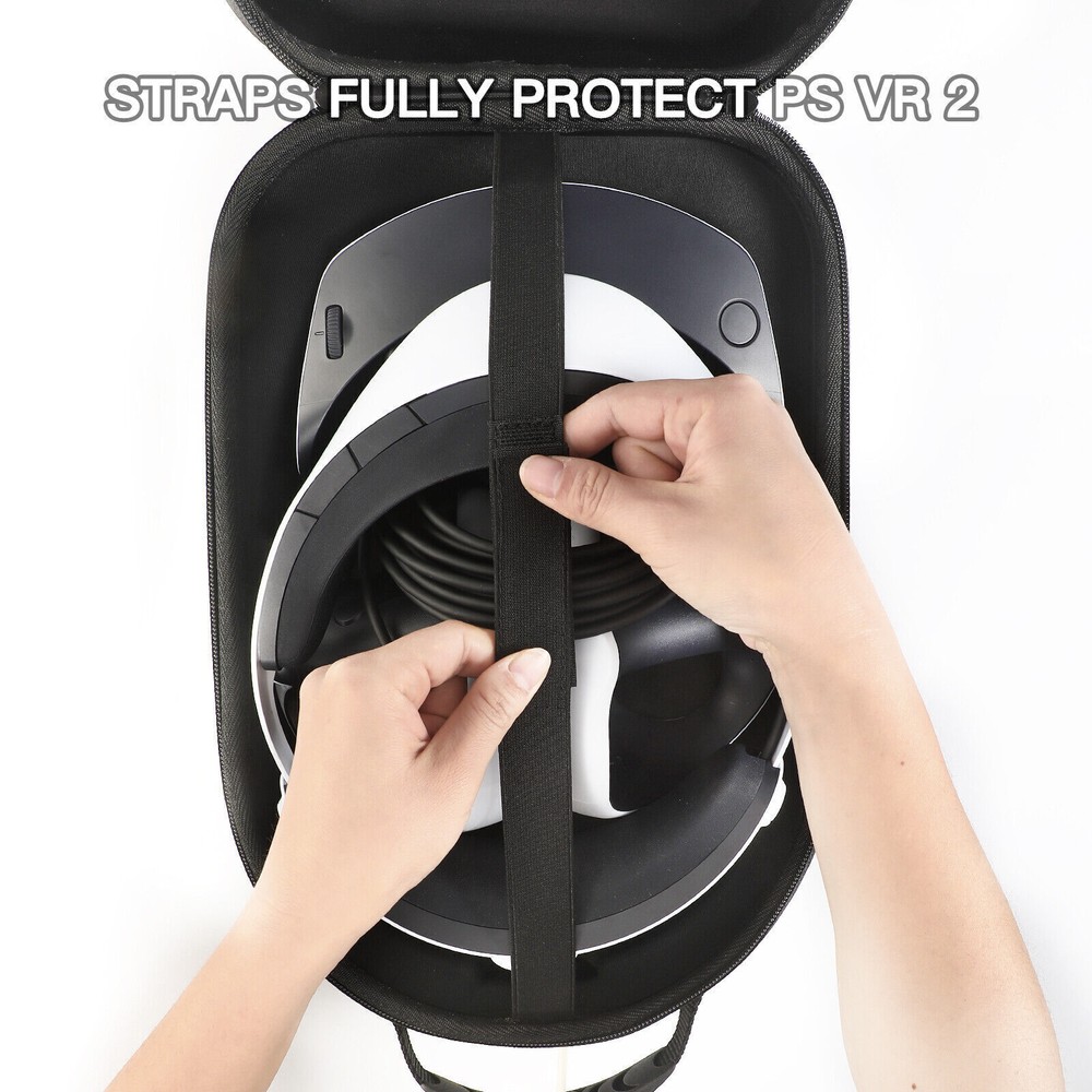 Storage Bag Carrying Case for SONY PS VR 2 Headset Controller Accessories Travel