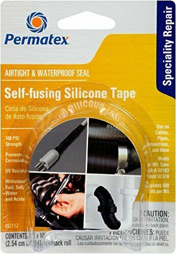 PERMATEX 82112 - 1" x 10' Self-Fusing Silicone Tape