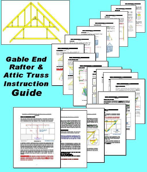 16’x 36’ Cabin w/ 2 Loft Plans Package, Blueprints, Material List