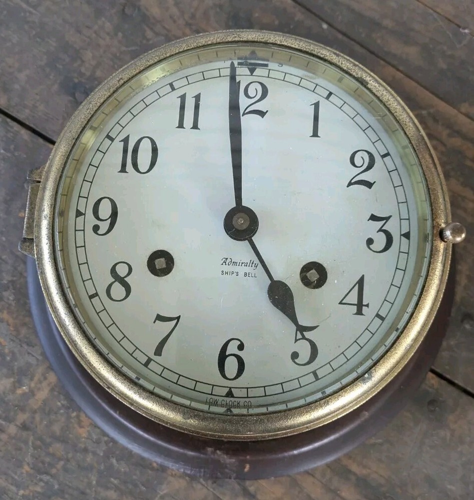 Low Clock Co Admirality Ships Bell Clock