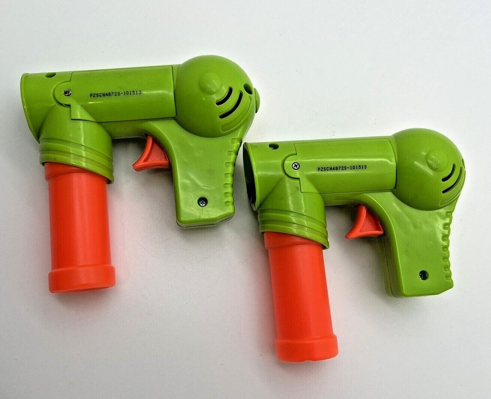 2x - INFINITE BUBBLES - Battery Powered Bubble Blower Guns - w/ batteries