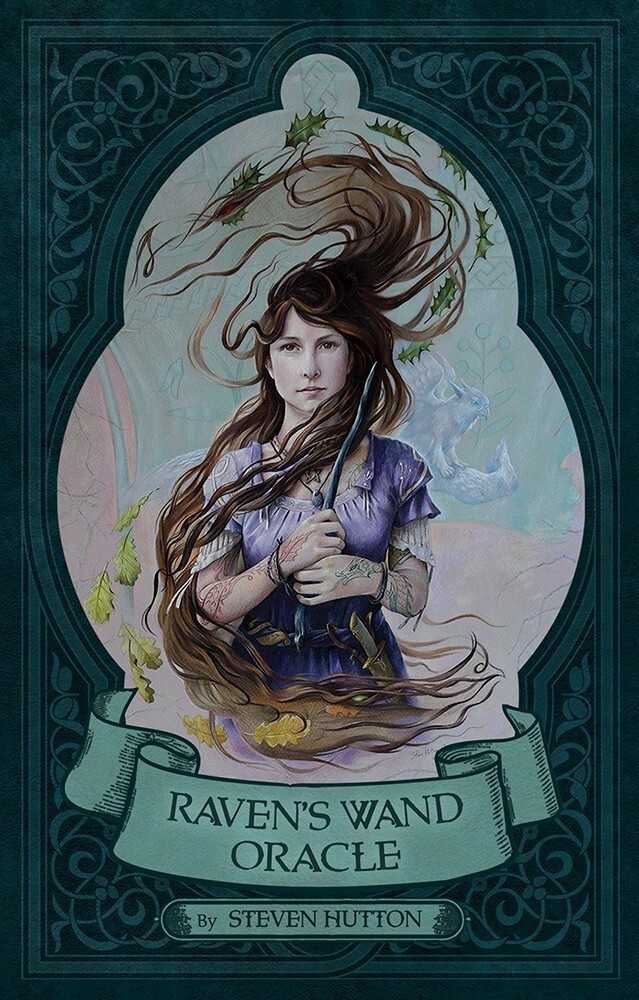 Raven's Wand Oracle Tarot Deck by Steven Hutton 44 cards + Guidebook ~ Authentic