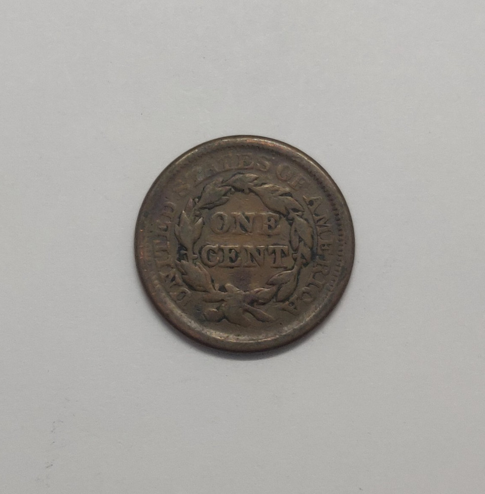 1856 LARGE CENT SLANTED 5