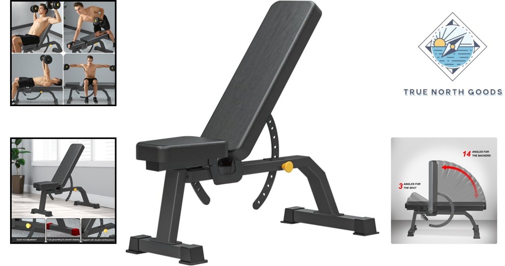 Multi-Functional Weight Bench with Triangular Support Structure for Stability