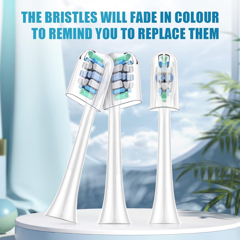 Replacement Toothbrush Heads for Philips Sonicare：8 Pack Soft Replacement Electr