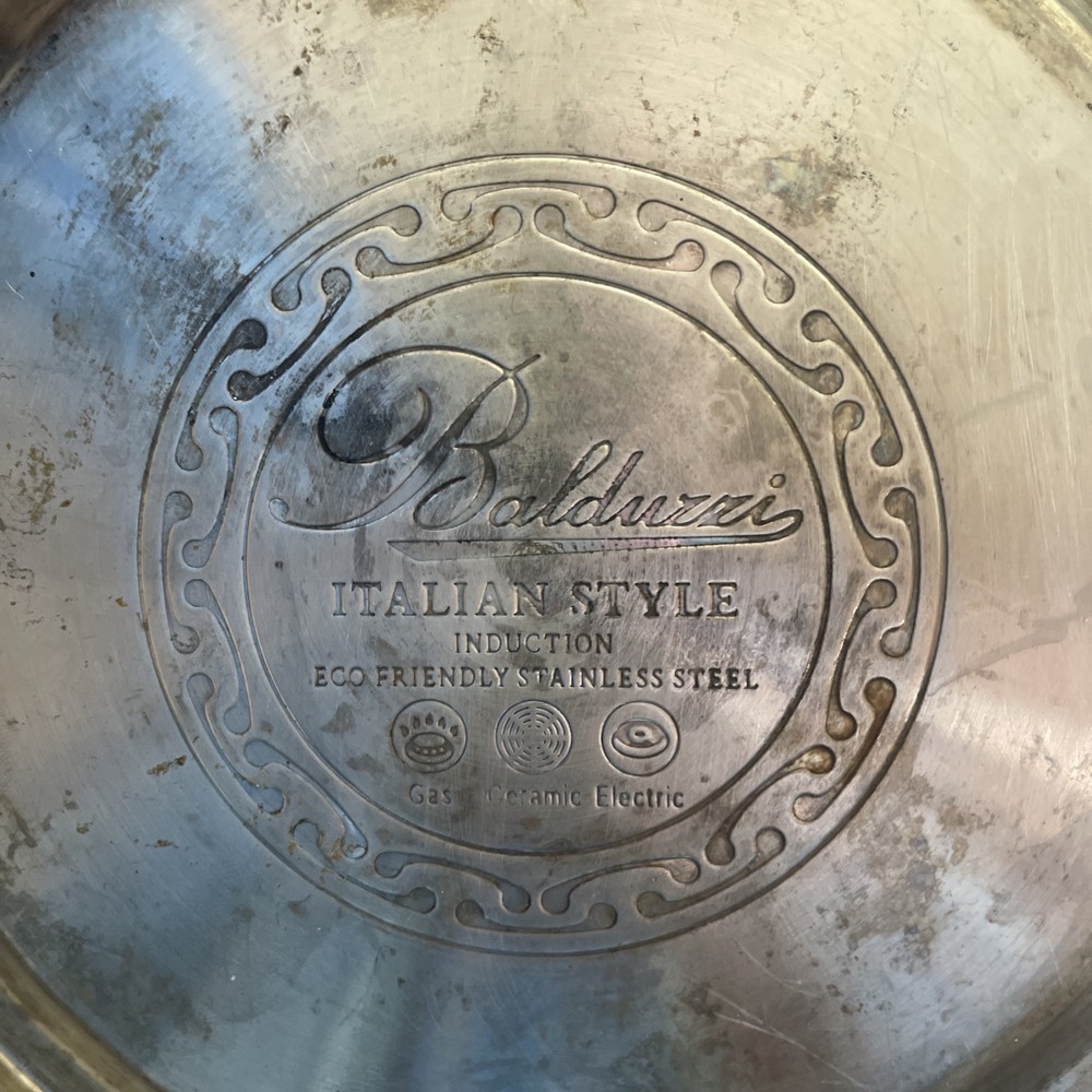 Balduzzi Italian Style Induction Tea Kettle Soft Touch Handle Stainless Steel