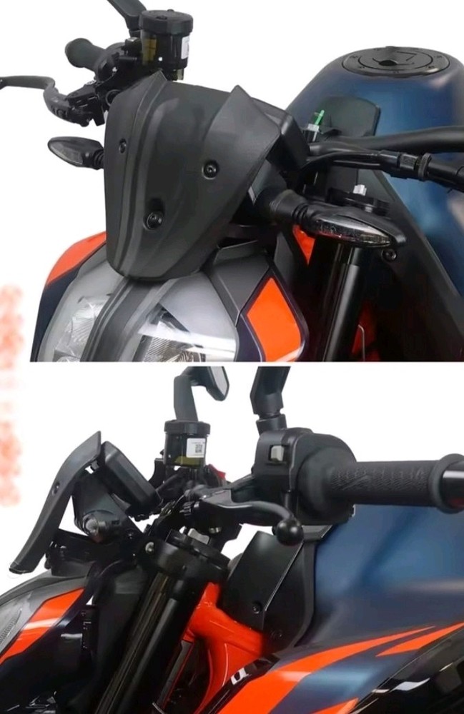 KTM 990 Duke 2024- Fly Screen Front Windshield ABS Carbon Look