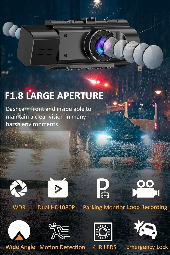 Infrared Night Vision Car Camera Recorder